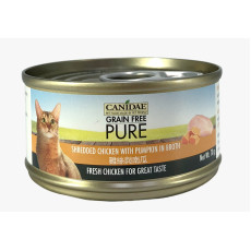 Canidae Grain Free Pure Shredded Chicken with Pumpkin in broth 雞絲與南瓜貓罐頭 70g